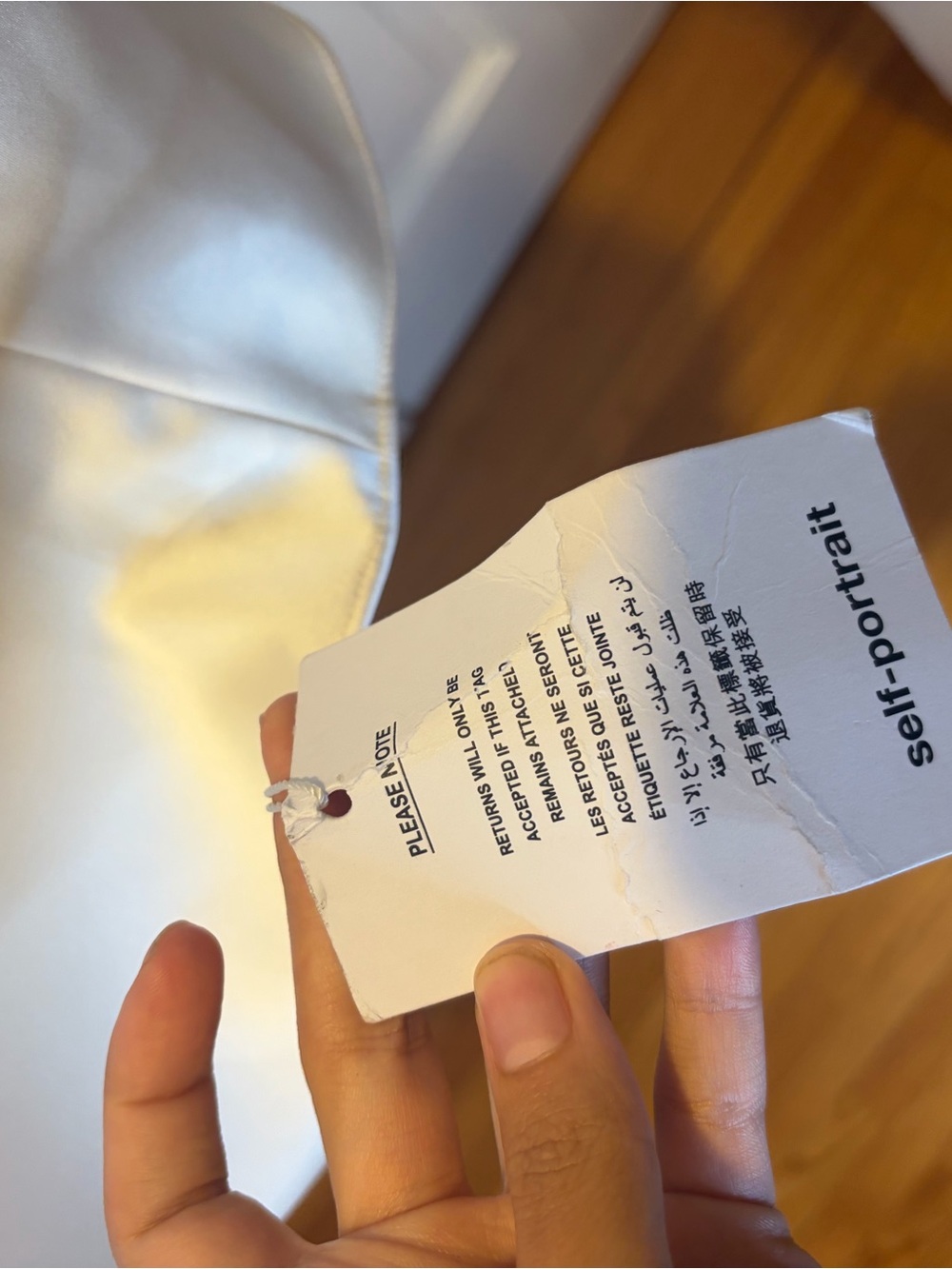 SELF-PORTRAIT
Appliquéd belted satin midi dress - Picture 14 of 16